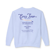 Miami Eras Night Two Lifeguard Lightweight Comfort Colors Crewneck