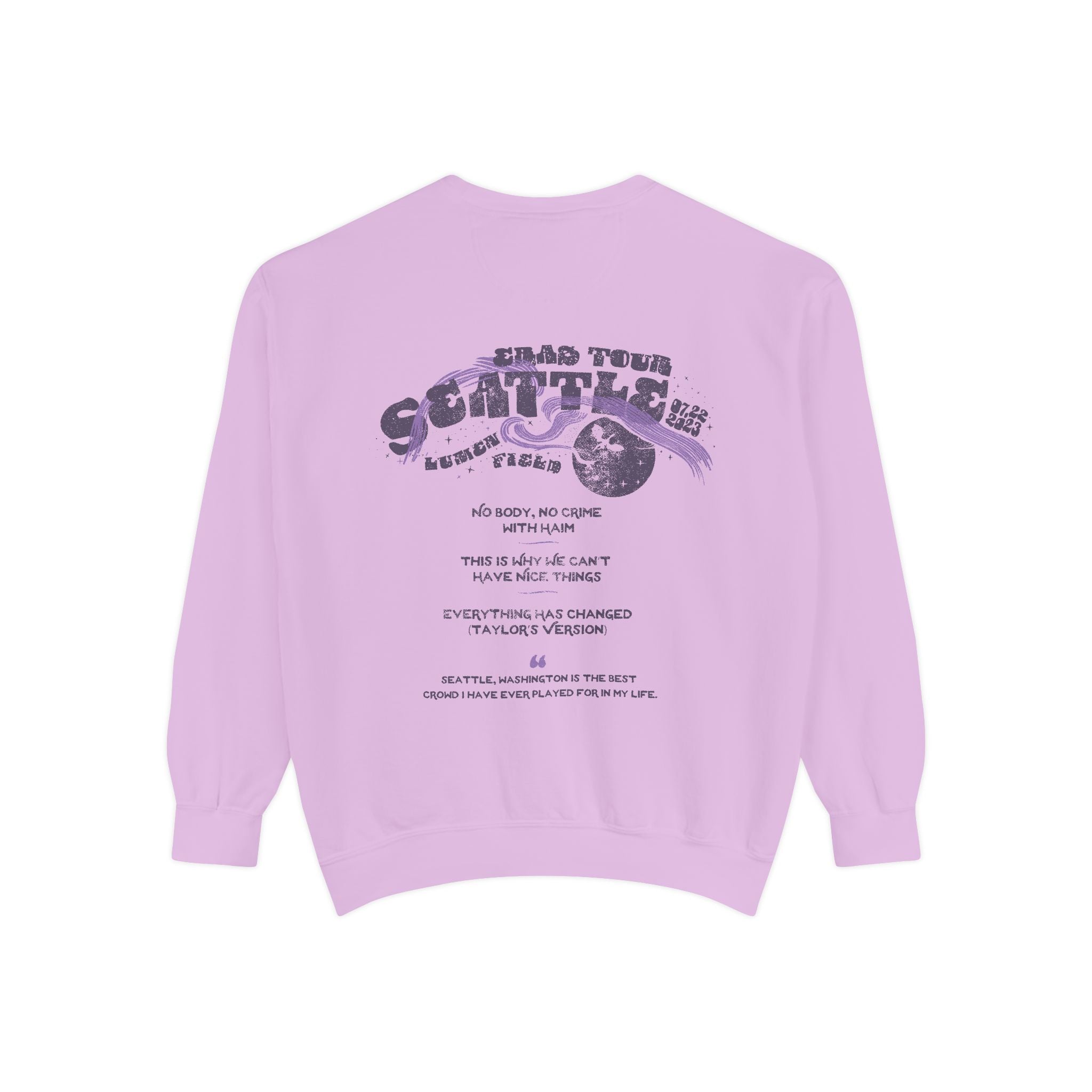 Seattle Night One Eras Tour Crewneck