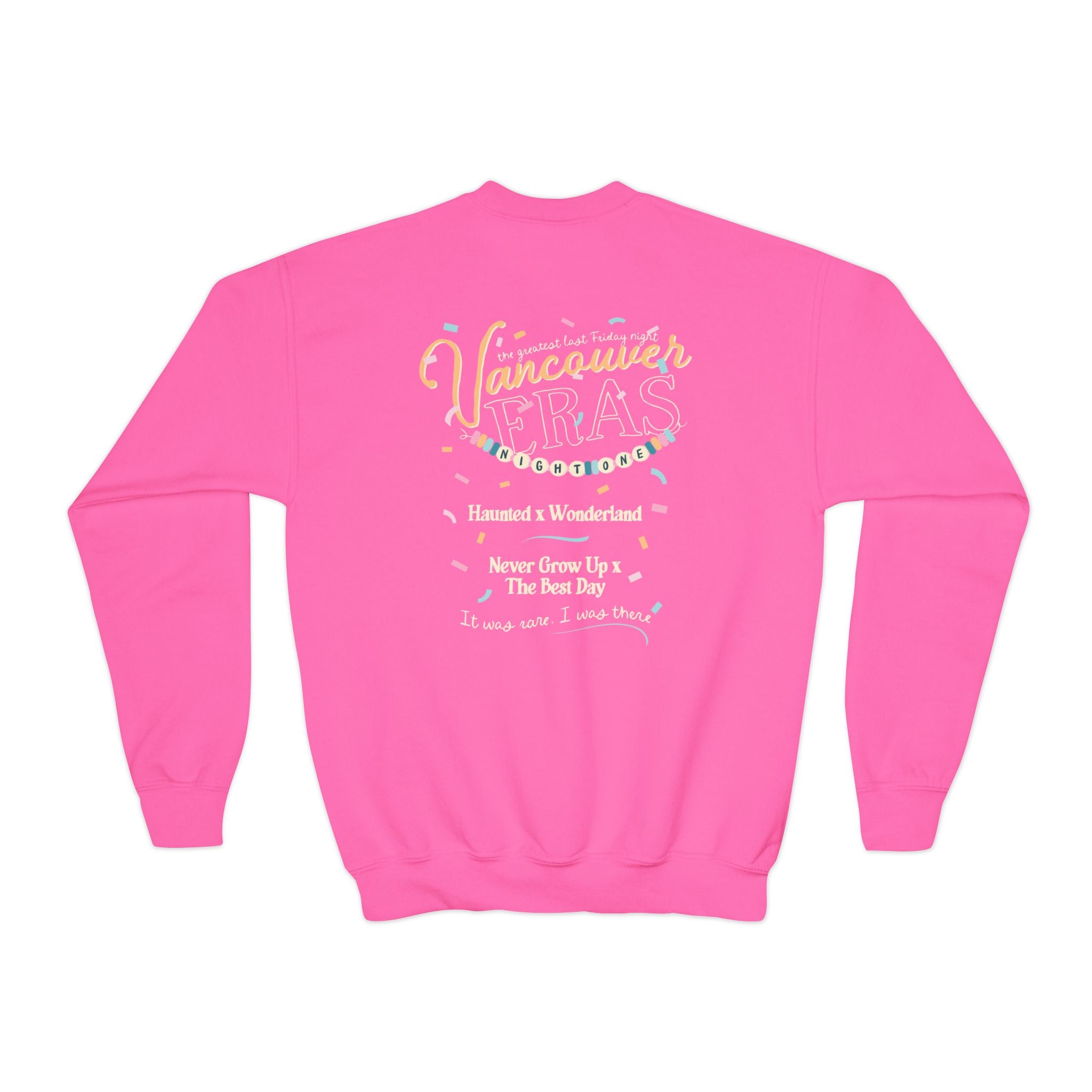 Kid's Vancouver Eras Night One Crewneck Sweatshirt