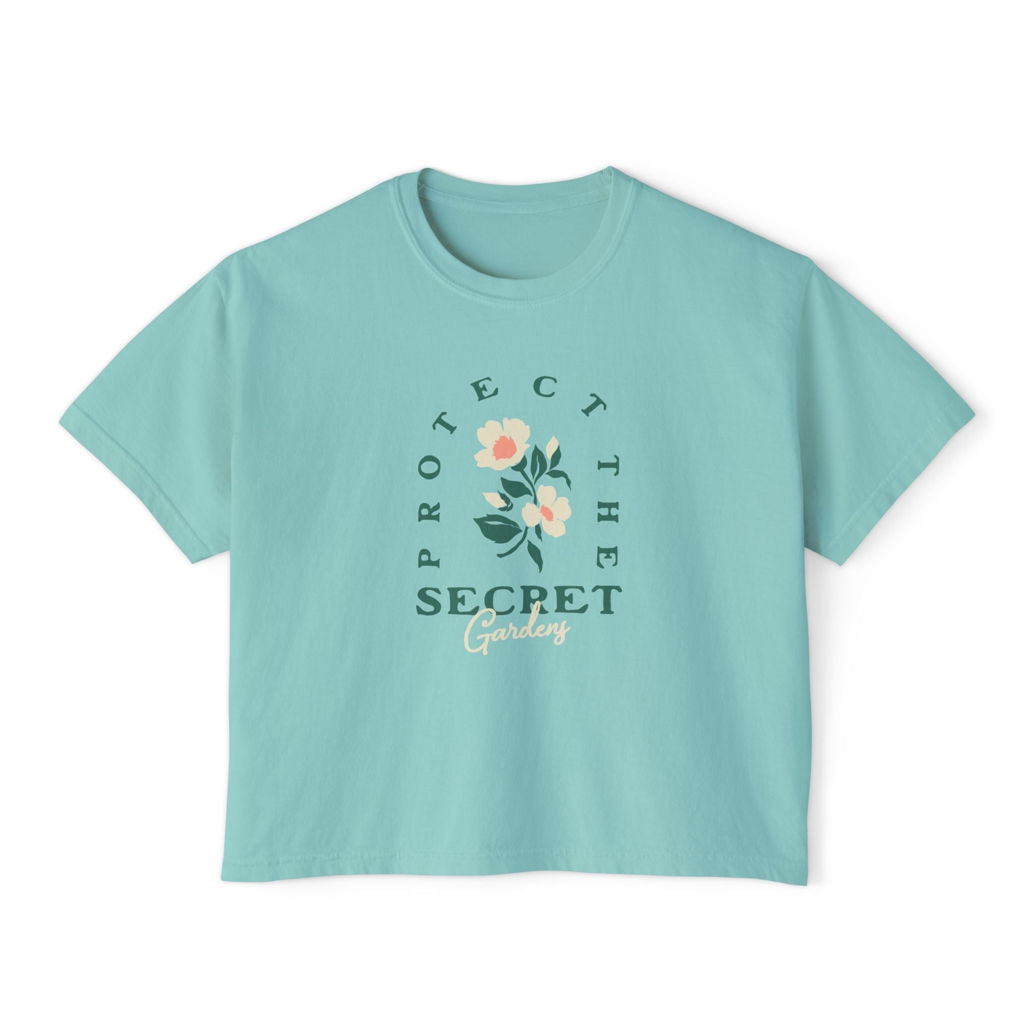 Protect The Secret Gardens Comfort Colors Crop Tee