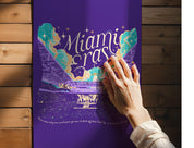 Purple Miami Eras Night Two Lifeguard Poster