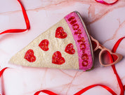 Hot-To-Go Beaded Pizza Purse