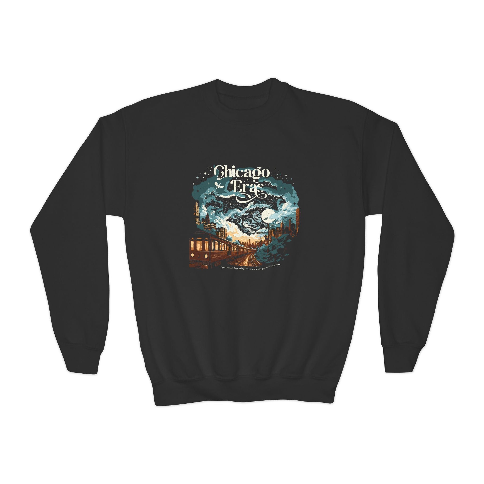 Kids Night Two Chicago L Train Eras Tour Crewnecks