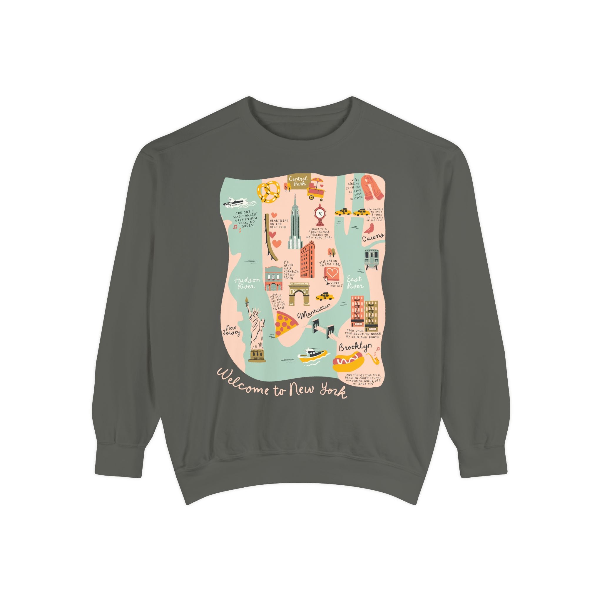 New York City Lyrical Crewneck