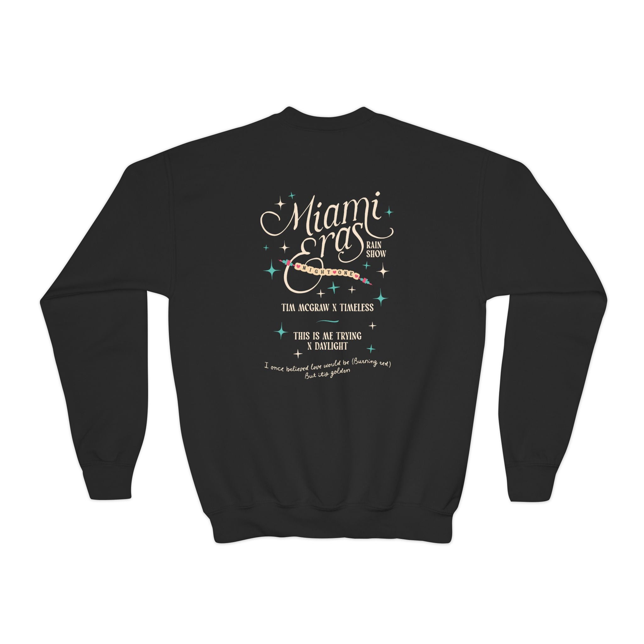 Kid's Miami Eras Night One Hard Rock Stadium Gildan Crewneck