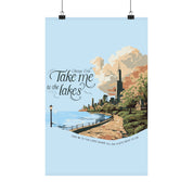 Light Blue Chicago Eras The Lakes Night One Poster