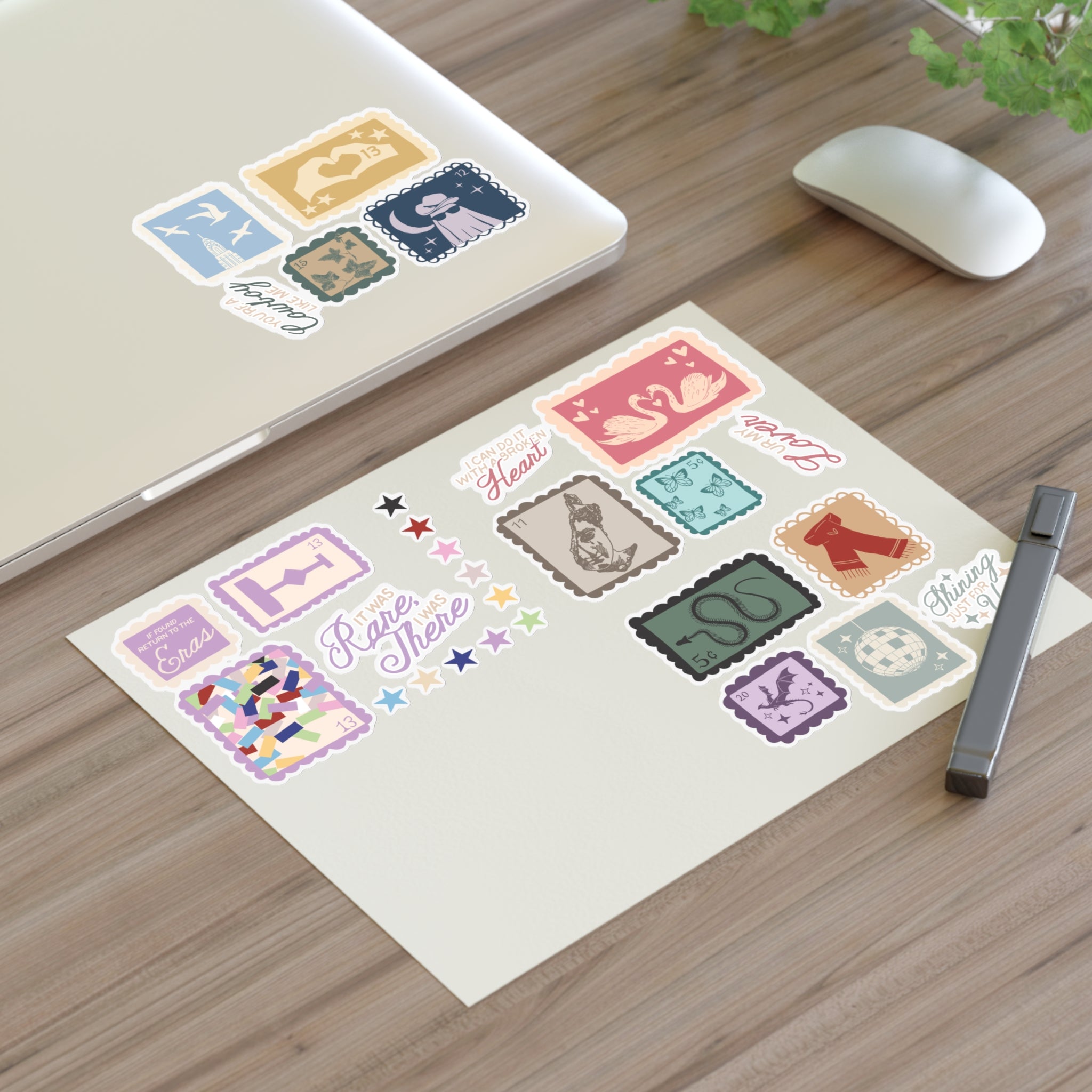 Postmarked Eras Sticker Sheet