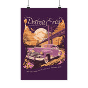 Berry Night Two Detroit Skyline Eras Tour Poster