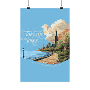 Blue Chicago Eras The Lakes Night One Poster