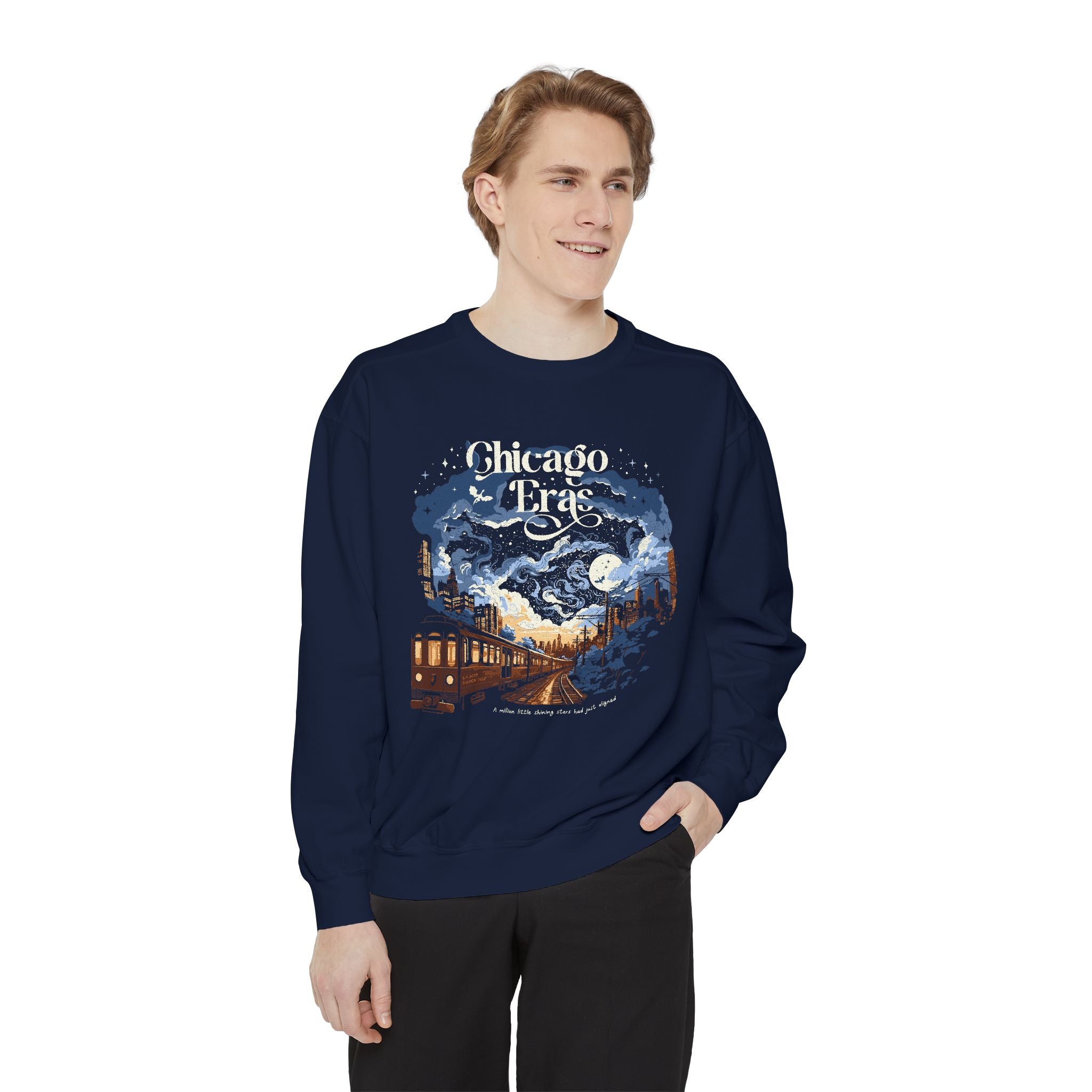 Night Three Chicago L Train Eras Tour Design Sweatshirt