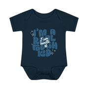 I'm a Real Tough Kid Baby Rib Onesie