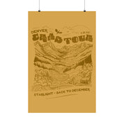 Mustard Denver Night Two Mustard Mountains Poster