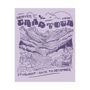 Orchid Denver Night Two Purple Mountains Poster