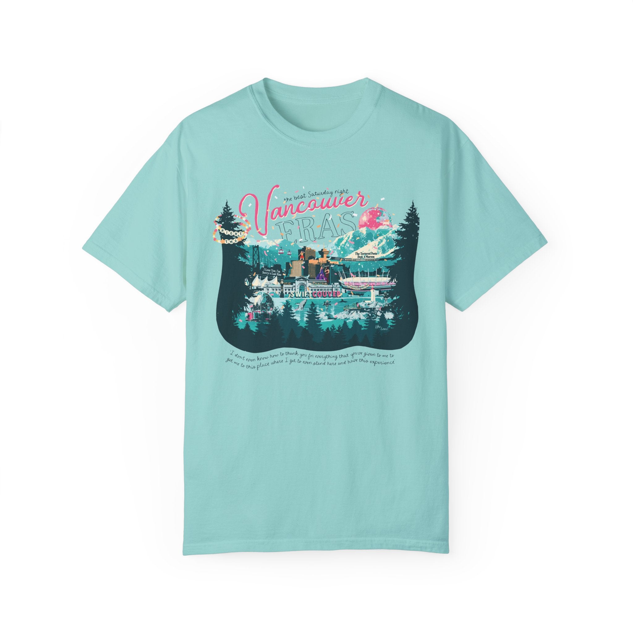 Vancouver Eras Night Two Comfort Colors Tee