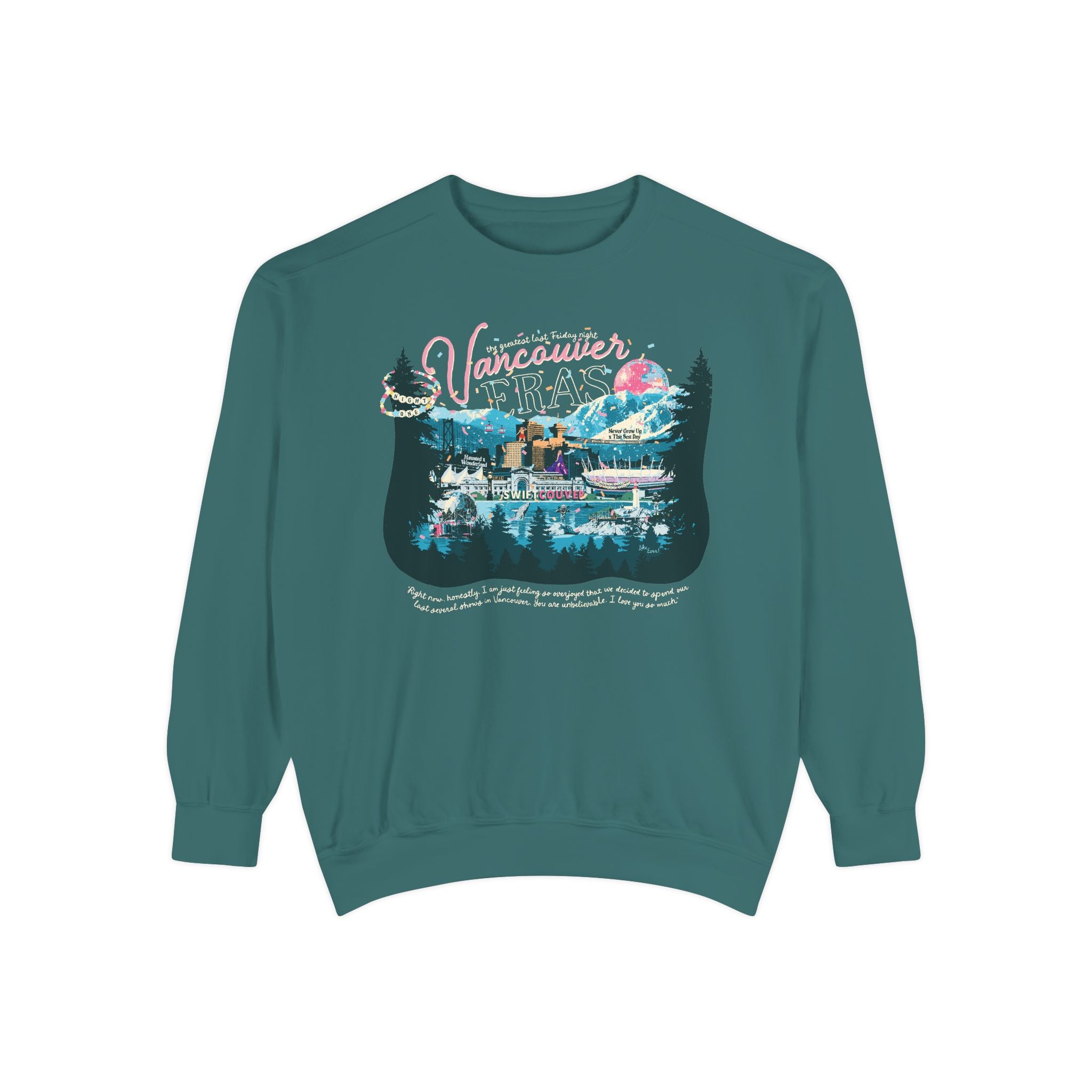 Vancouver Eras Night One Comfort Colors Crewneck