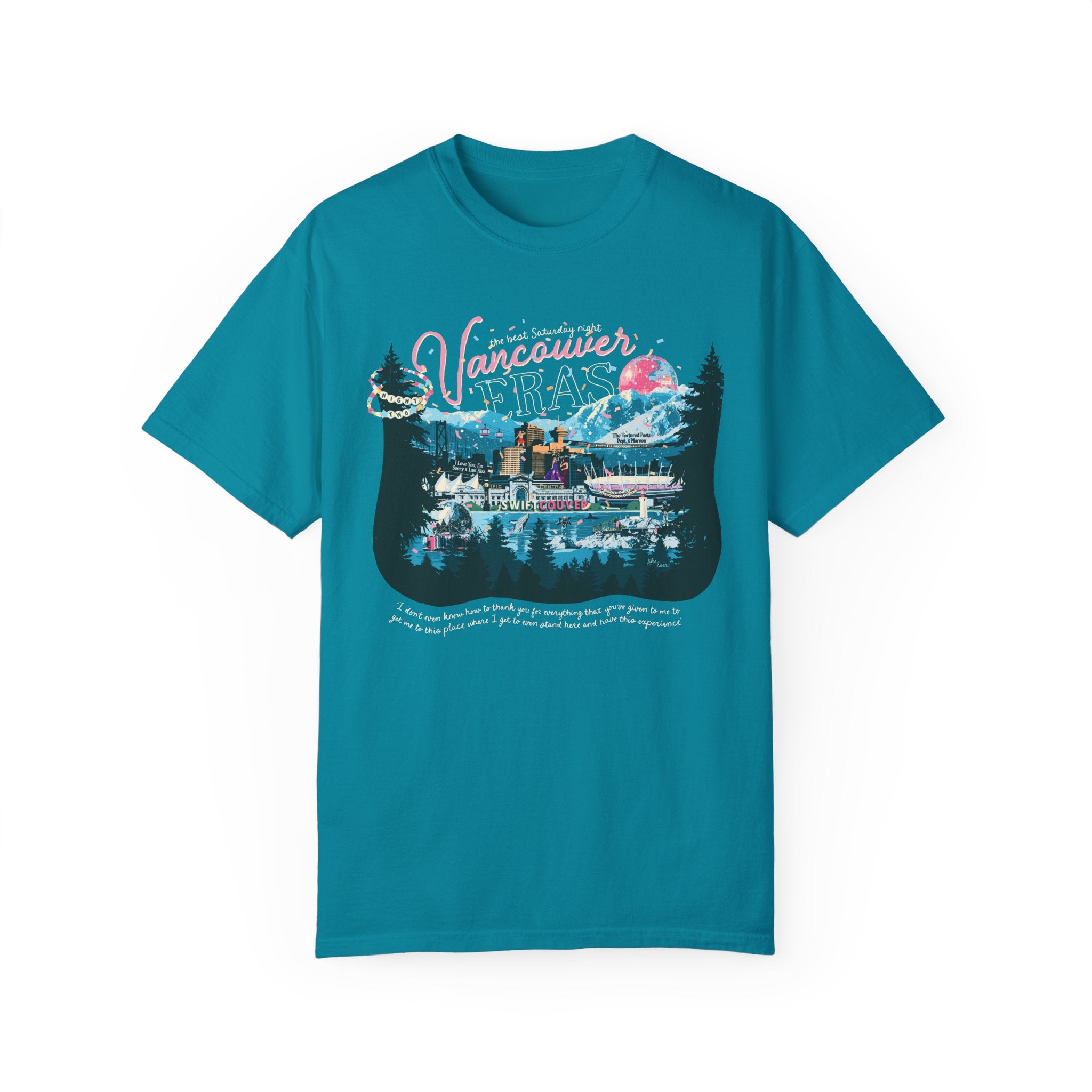 Vancouver Eras Night Two Comfort Colors Tee