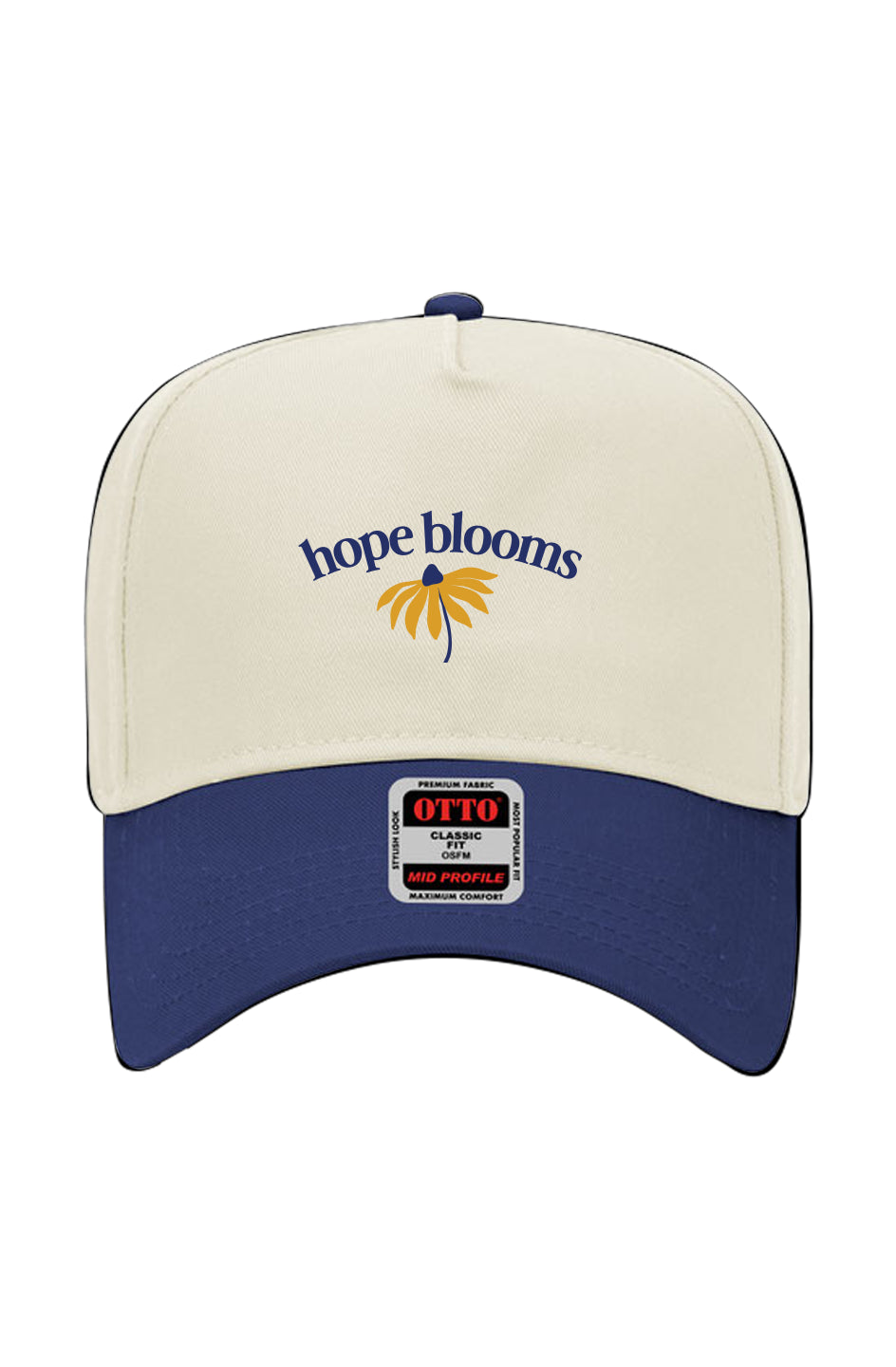 Hope Blooms Ukraine Natural Baseball Cap