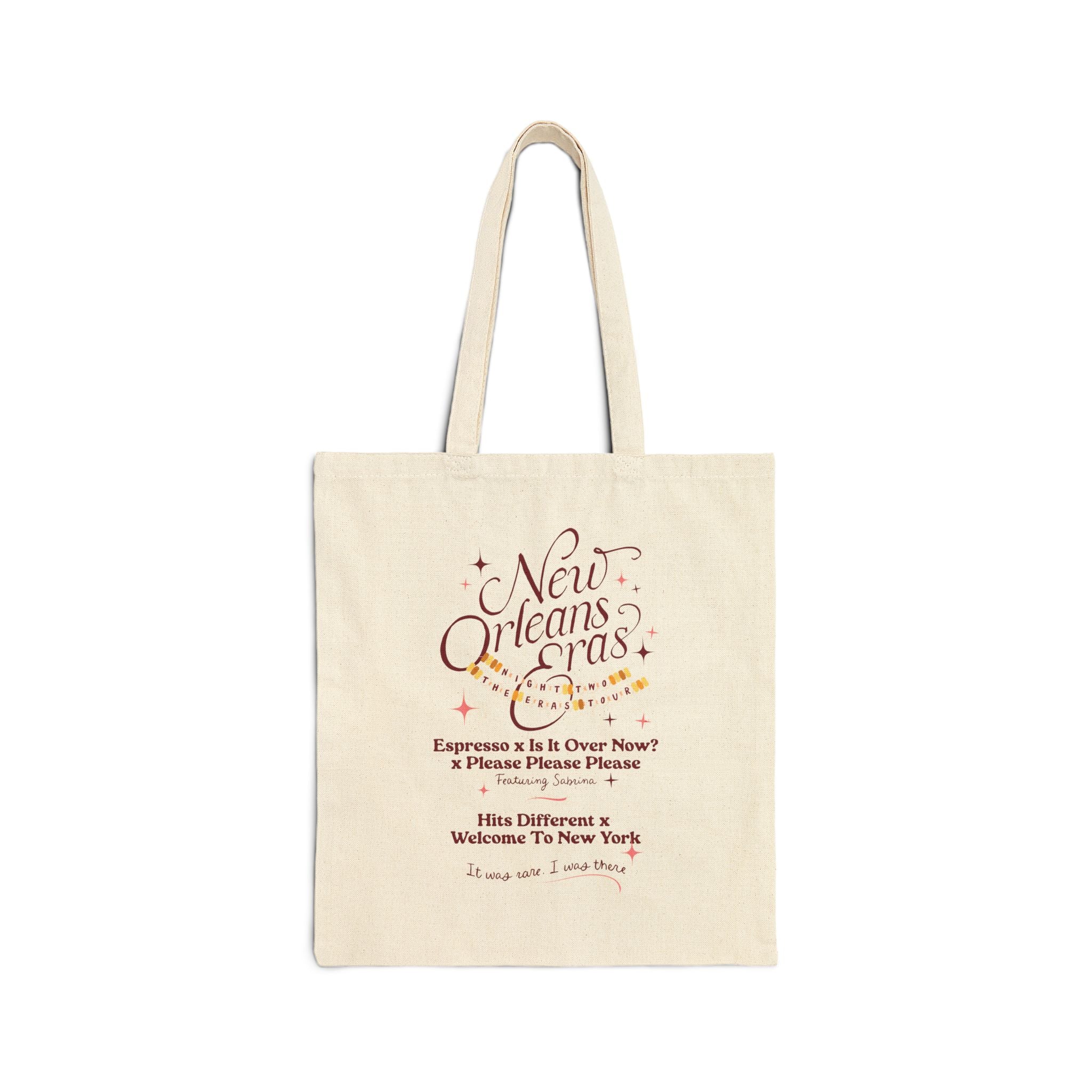 New Orleans Eras Night Two Superdome Cotton Canvas Tote Bag