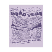 Orchid Denver Night Two Purple Mountains Poster