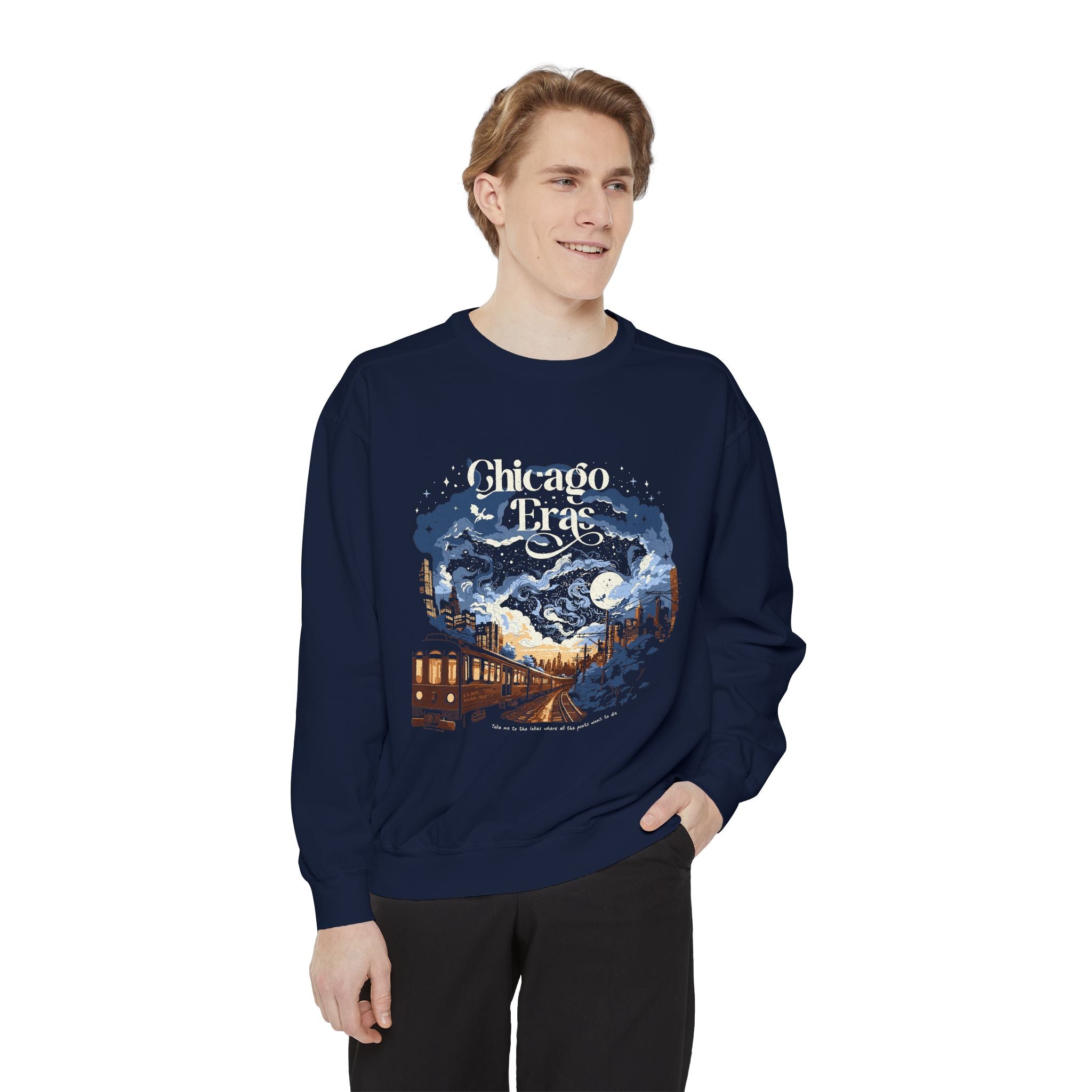 Night One Chicago L Train Eras Tour Design Sweatshirt