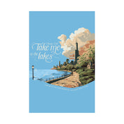 Blue Chicago Eras The Lakes Night One Poster