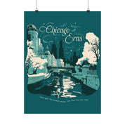 Emerald Eras Tour Chicago River Walk Poster