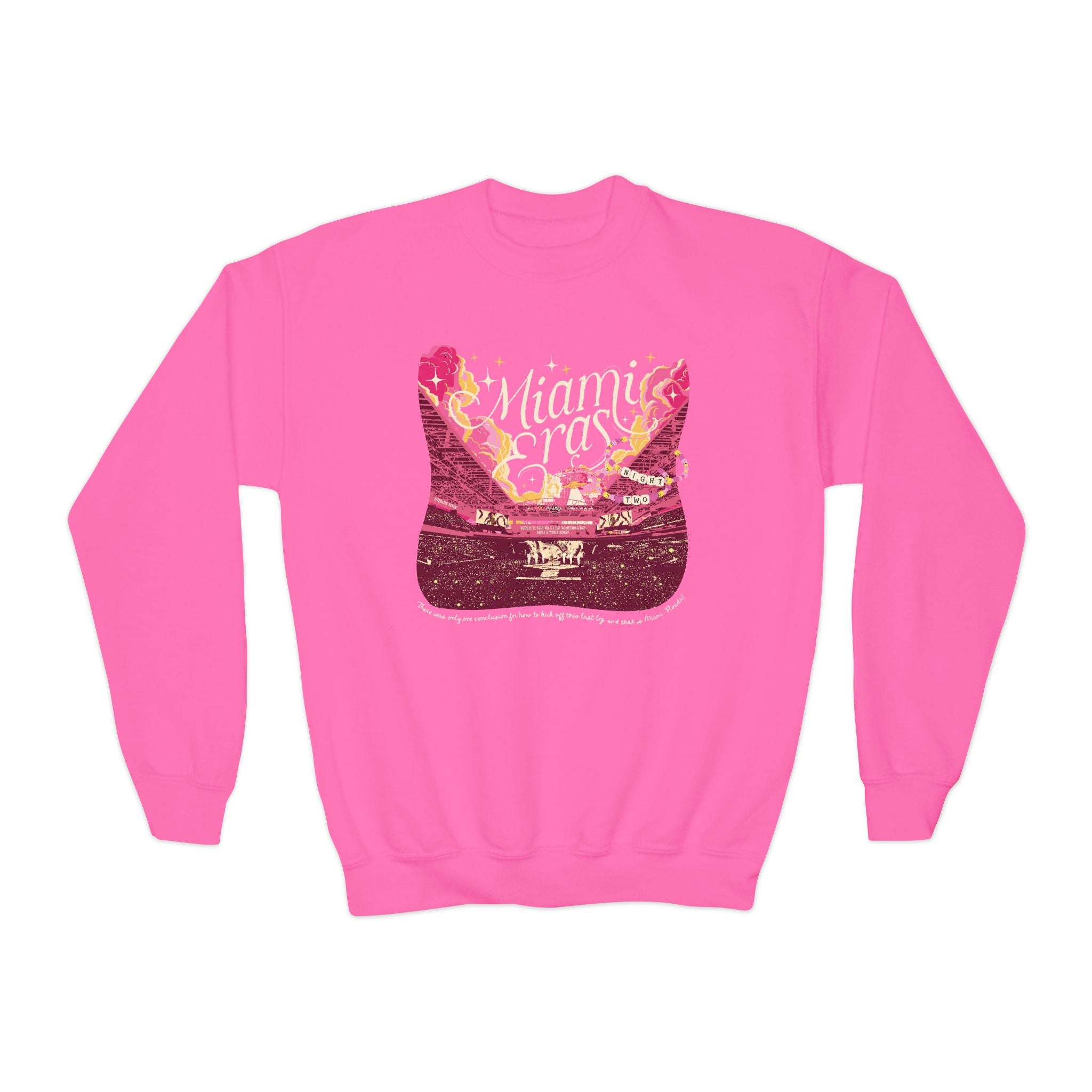 Kid's Miami Eras Night Two Hard Rock Stadium Gildan Crewneck