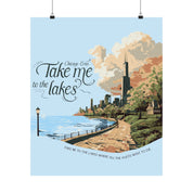 Light Blue Chicago Eras The Lakes Night One Poster