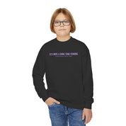 Kid's It's Been A Long Time Coming Indy Eras  Crewneck Sweatshirt