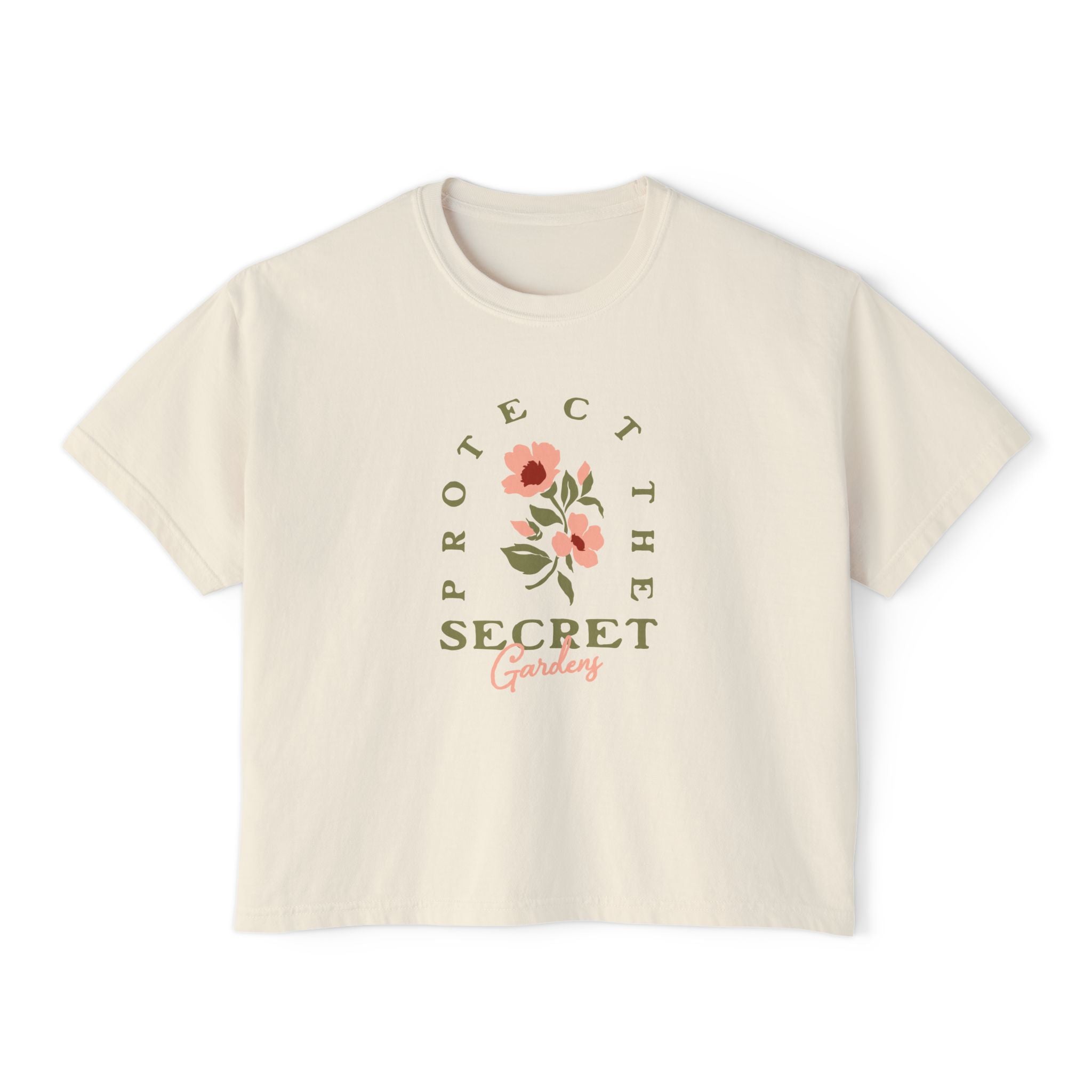 Protect The Secret Gardens Comfort Colors Crop Tee