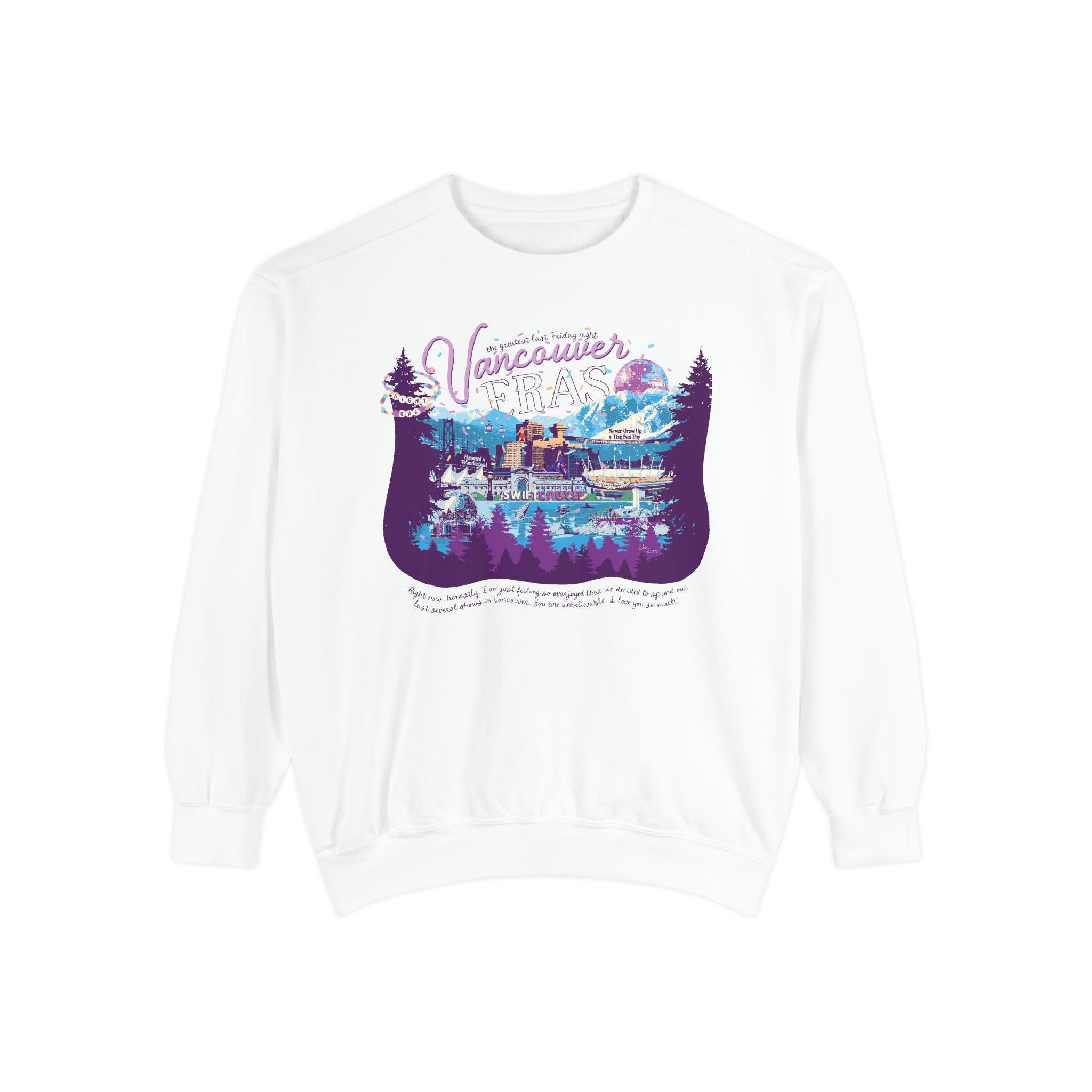 Vancouver Eras Night One Comfort Colors Crewneck