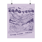 Orchid Denver Night One Purple Mountains Poster