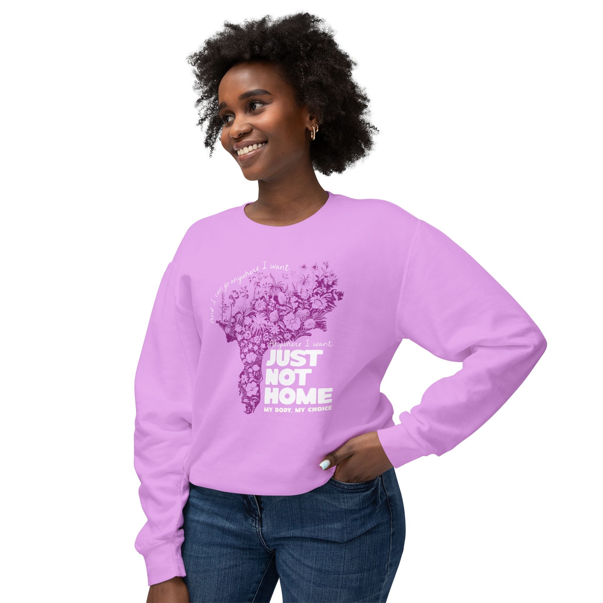 Just Not Home Comfort Colors Crewneck