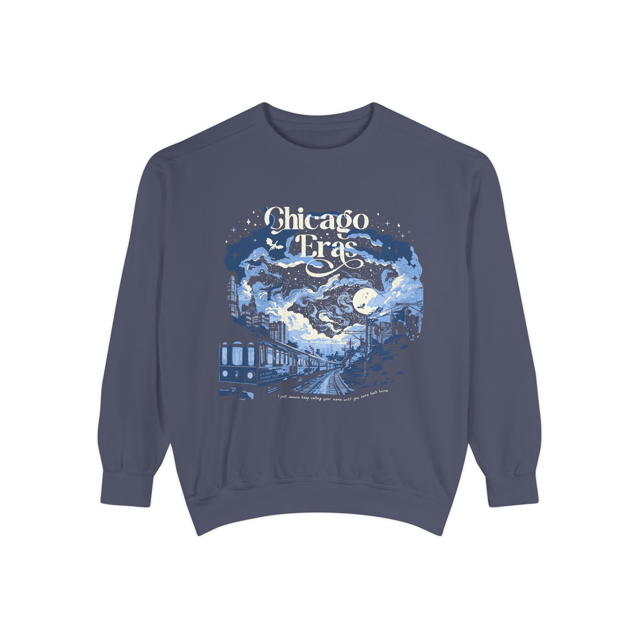 Night Two Chicago L Train Eras Tour Crewneck