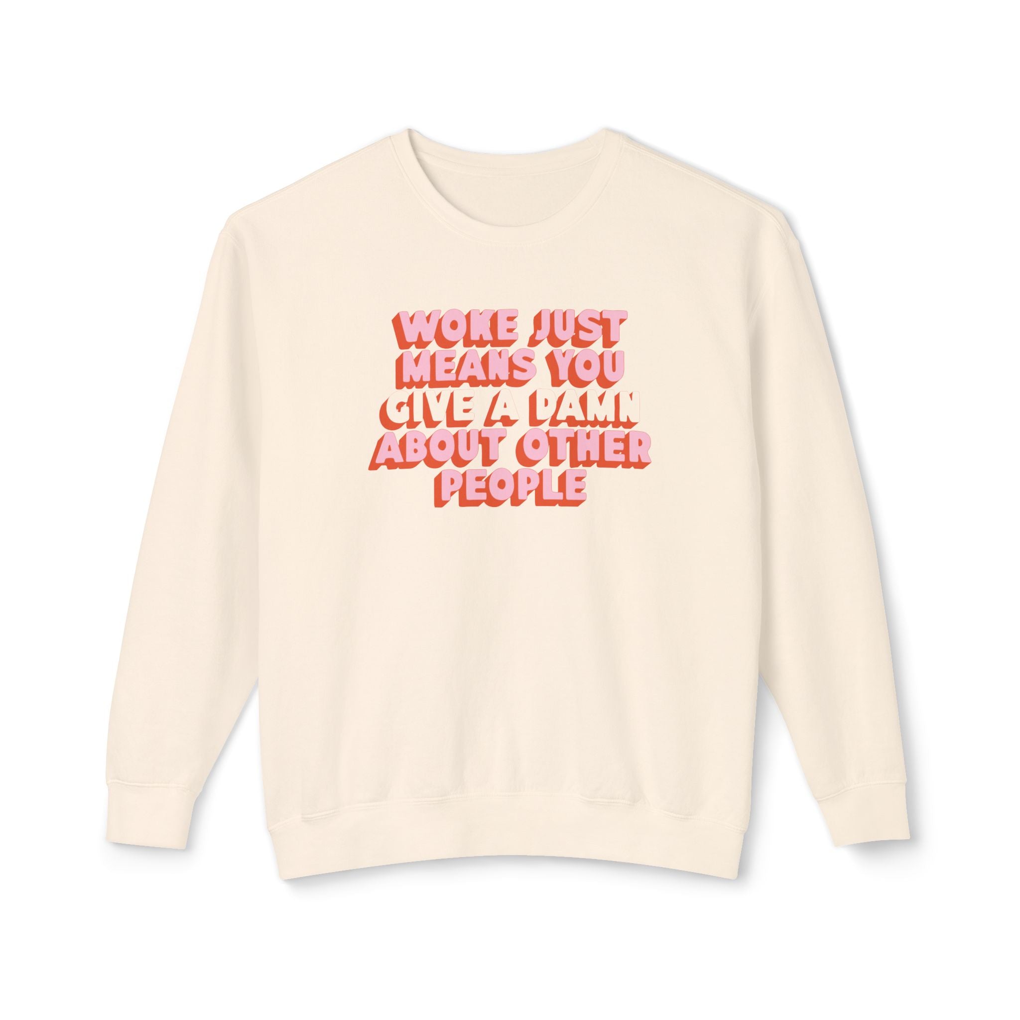 Give A Damn Lightweight Crewneck