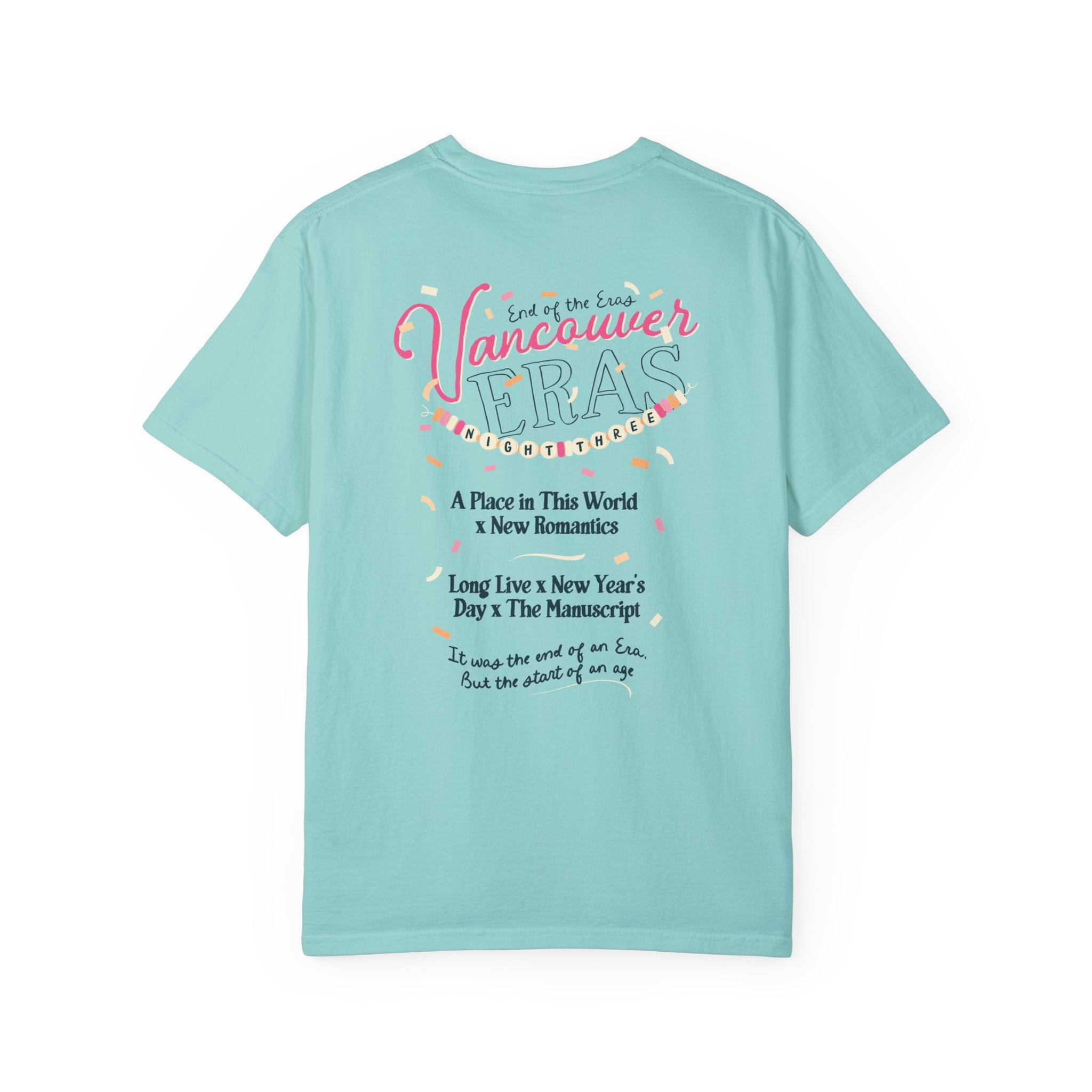 Vancouver Eras Night Three Comfort Colors Tee