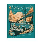 Seafoam Night One Detroit Skyline Eras Tour Poster