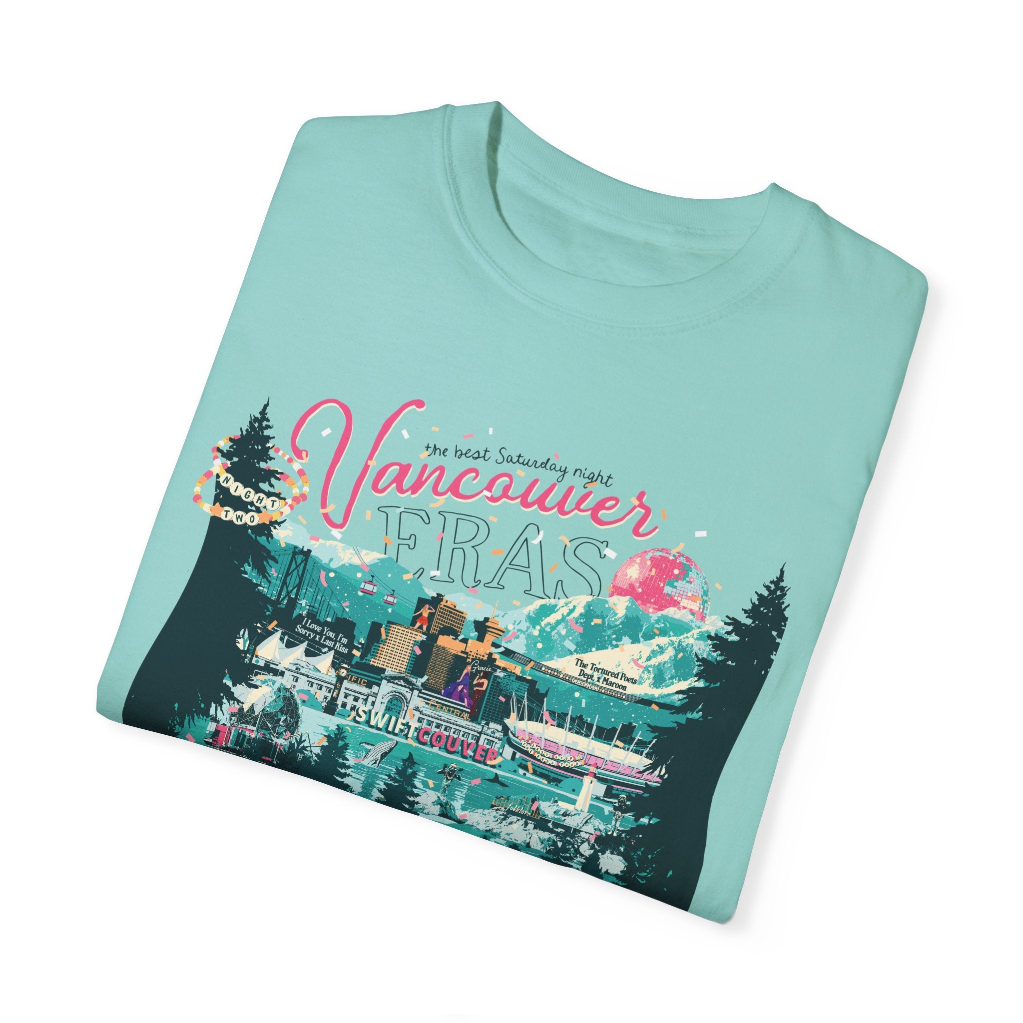 Vancouver Eras Night Two Comfort Colors Tee