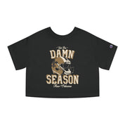 New Orleans Football Tis The Season Crop Tee