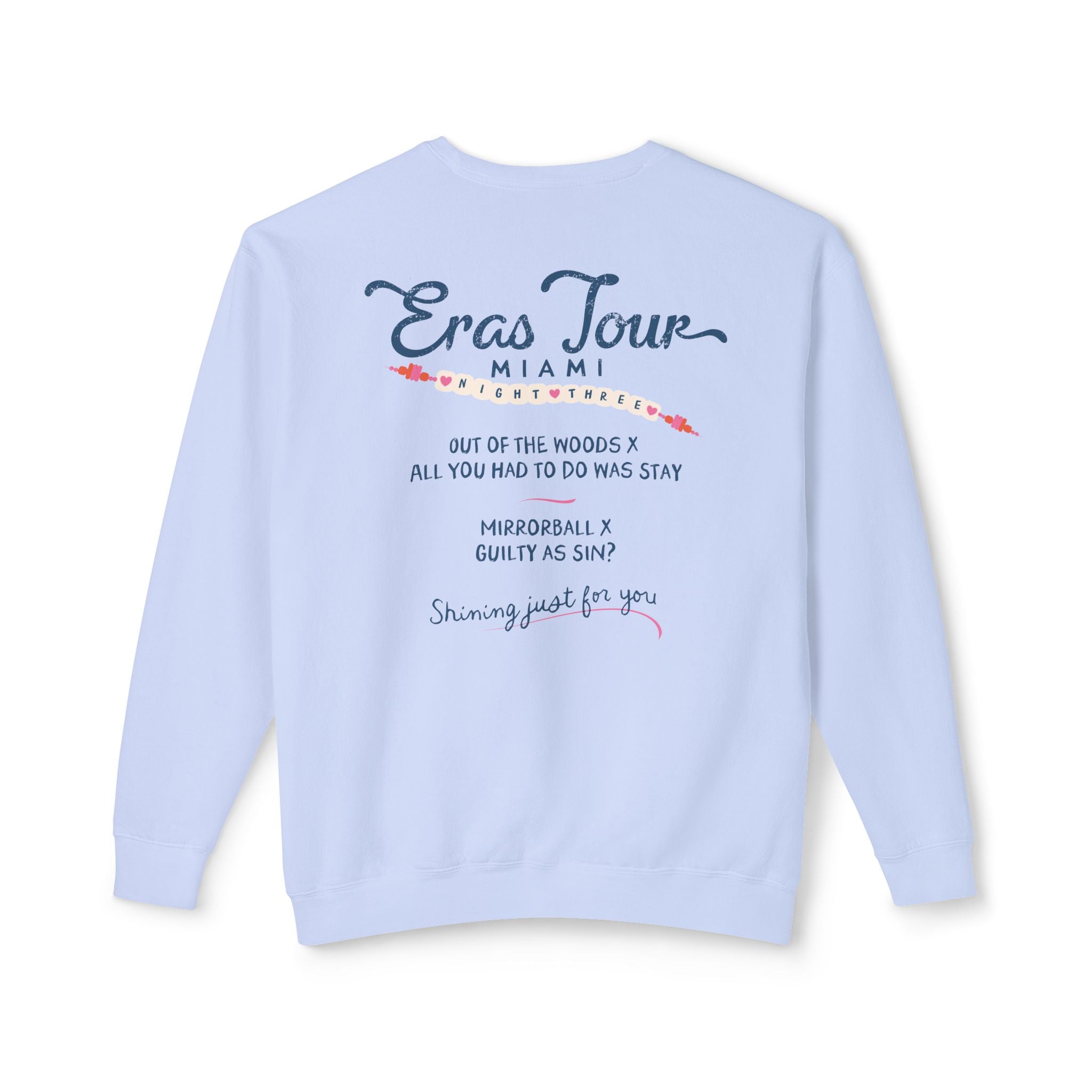 Miami Eras Night Three Lifeguard Lightweight Crewneck