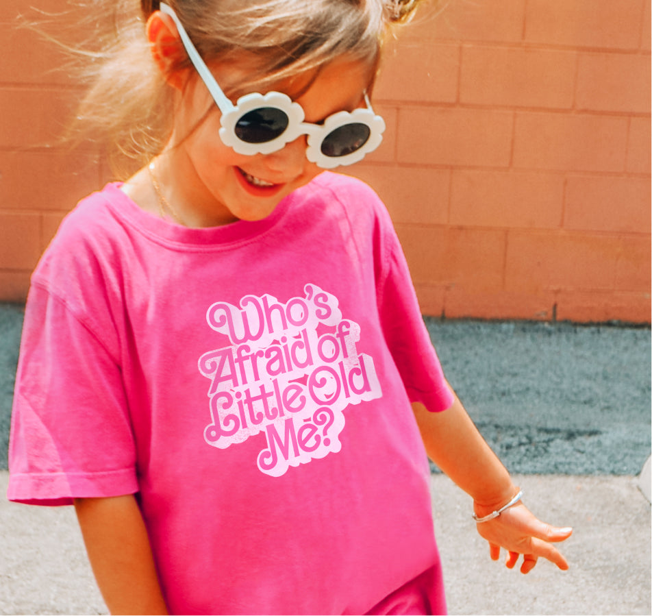 Kid's Who's Afraid of Little Old Me Tee