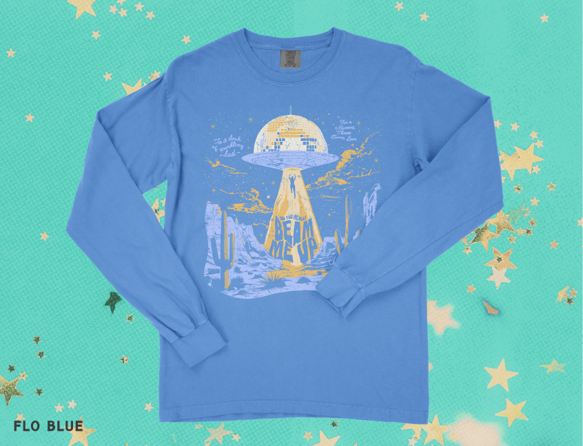 Beam Me Up Long Sleeve Tee