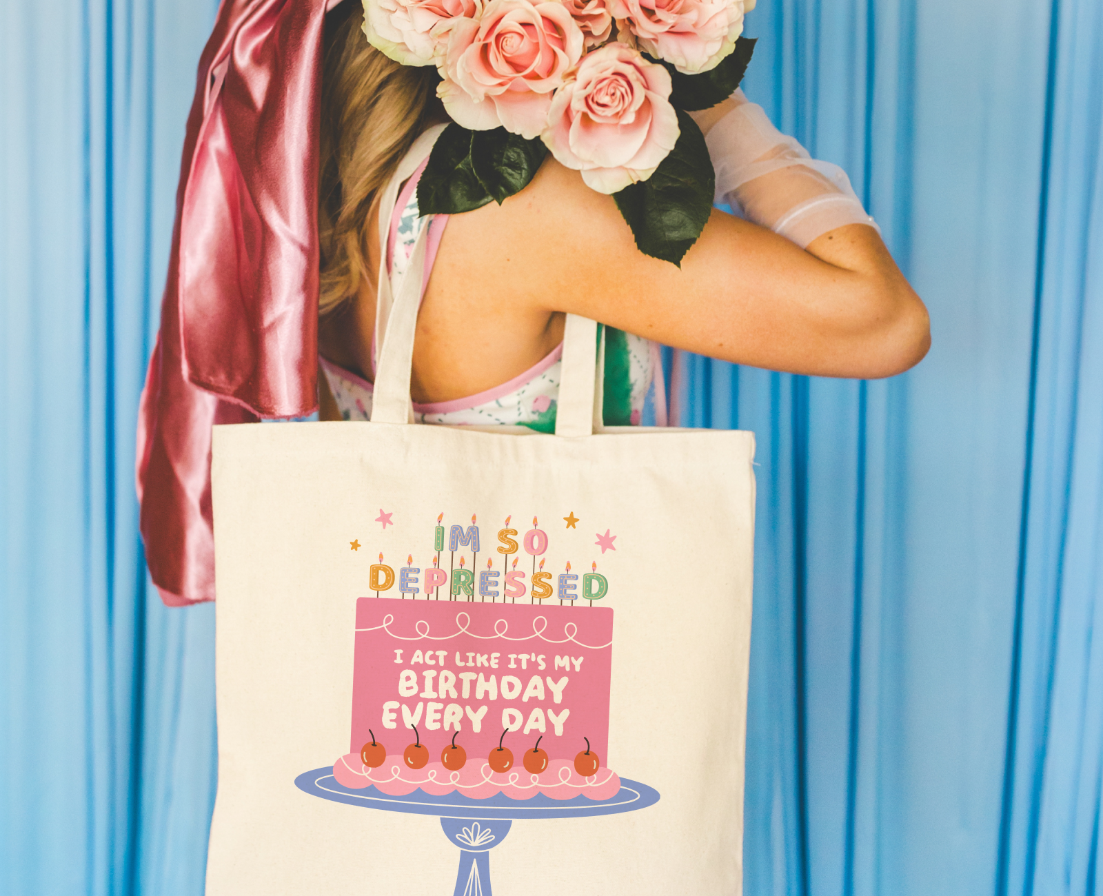 I Act Like It's My Birthday Tote Bag