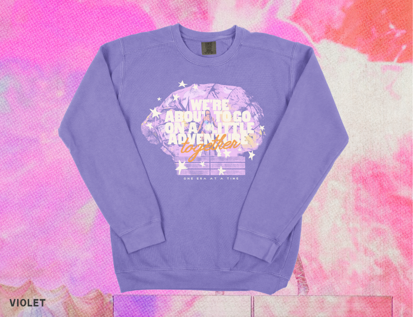 A Little Adventure Clam Shell Crewneck