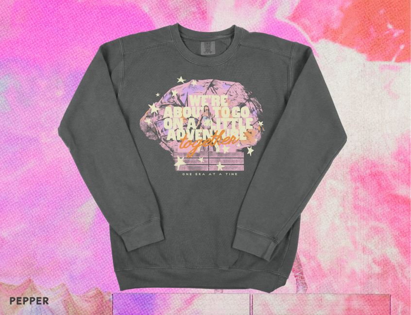 A Little Adventure Clam Shell Crewneck