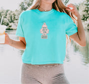 Take Me To The Parks Tree Comfort Colors Crop Tee