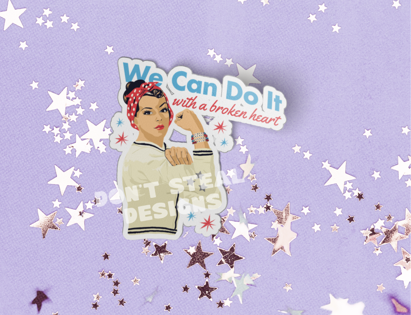 Rosie The Riveter Die-Cut Magnets