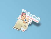 Rosie The Riveter Die-Cut Magnets