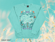 I Hate It Here Floral Secret Gardens Crewneck