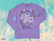 I Hate It Here Floral Secret Gardens Long Sleeve Tee